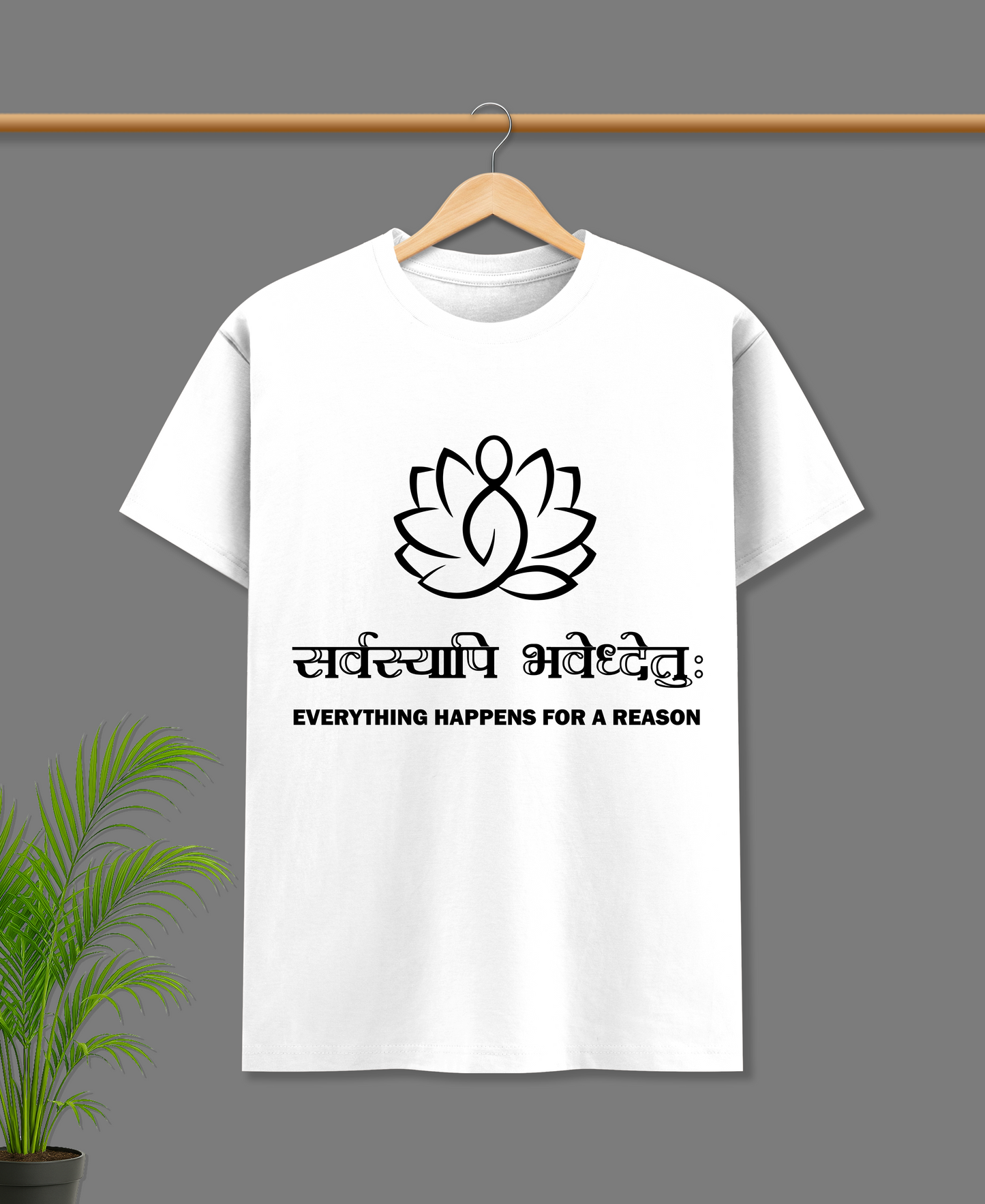EVERYTHING HAPPENS FOR A REASON- OVERSIZED T-SHIRT