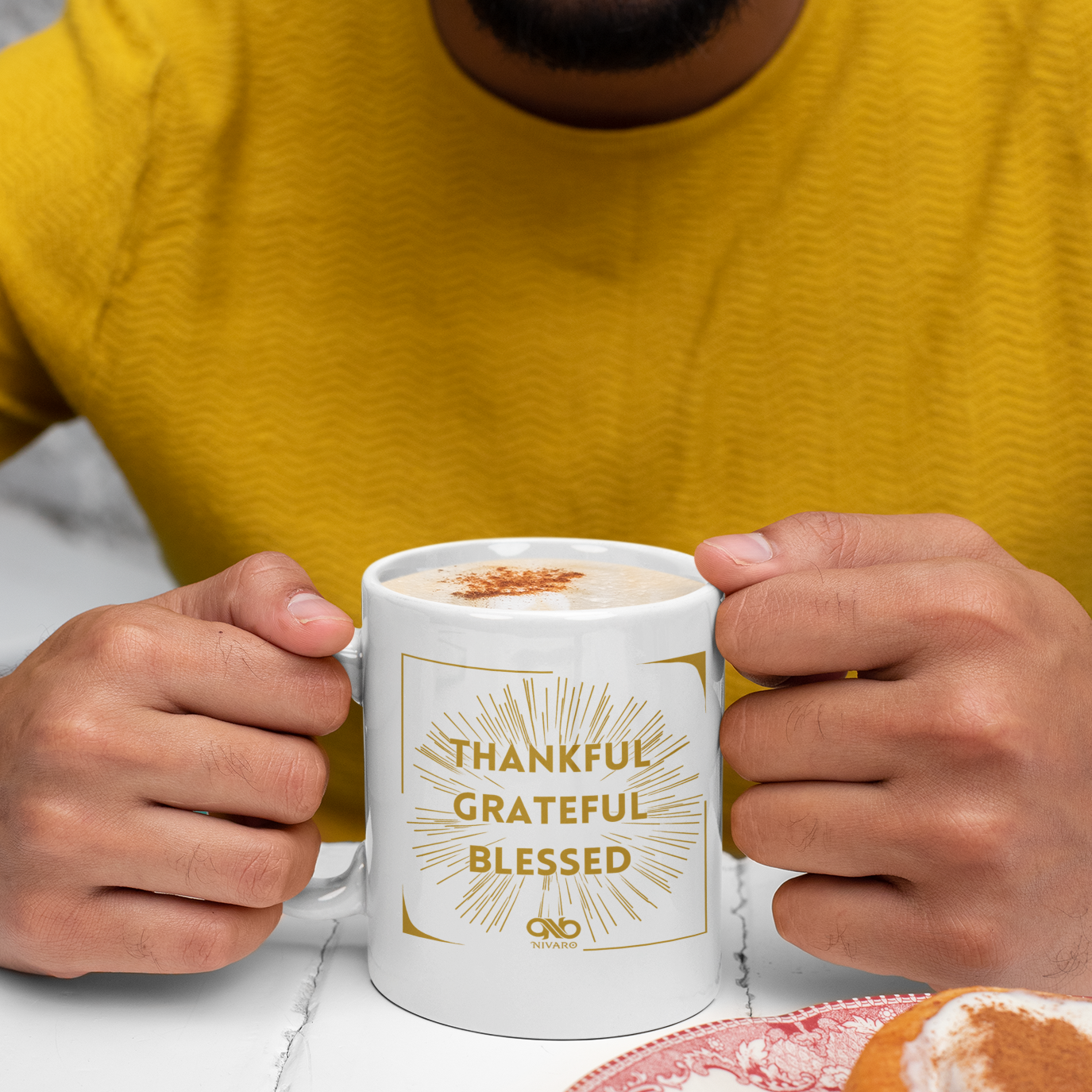 Thankful Grateful Blessed Coffee Mug